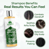 Ayumi Anti Dandruff Shampoo and Conditioner Sets | Neem Anti Dandruff Shampoo for Oily Scalp | Tea Tree OilConditioner for Hair Treatment | Sulphate Free HairShampoo and Conditioner Sets | 2 x 250 ml