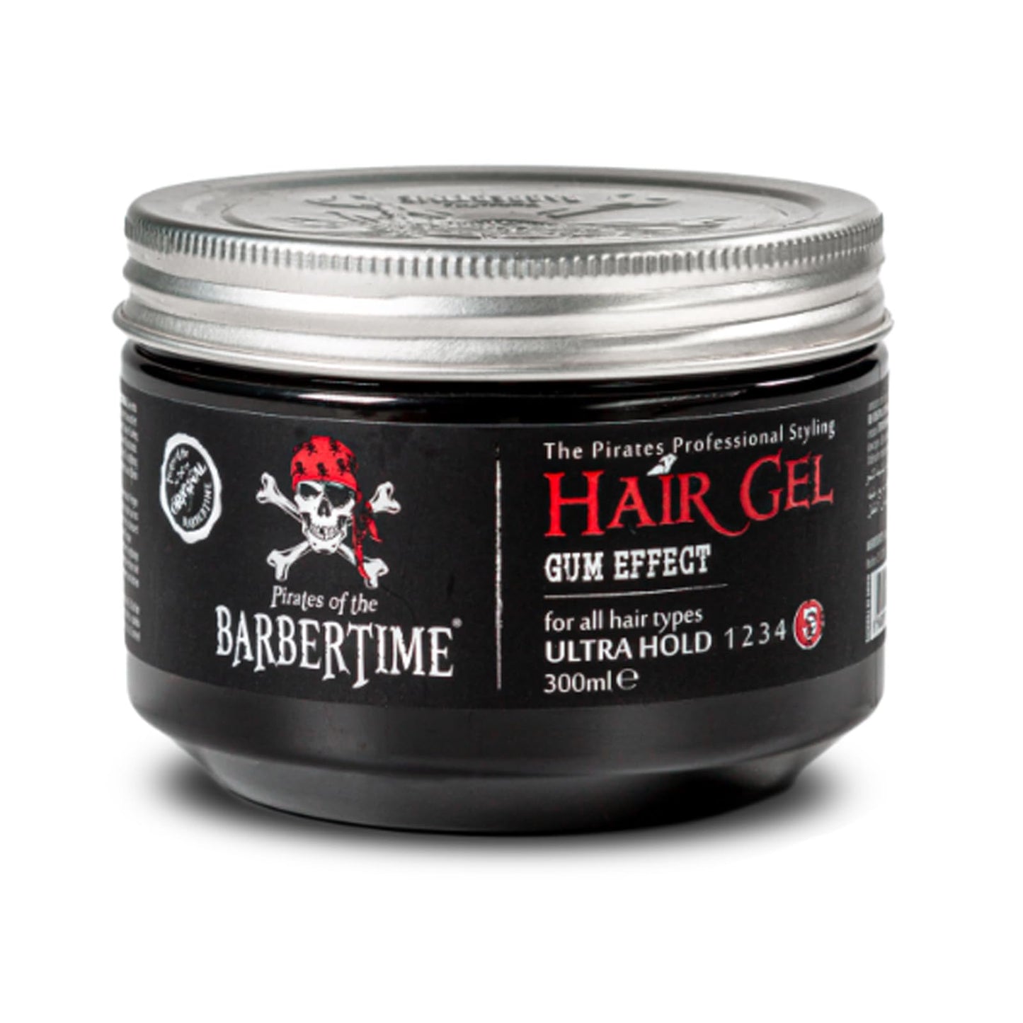 BarberTime BARBERTIME Hair Styling Gel | All Hair Types | Ultra Hold | Edge Control | Gum Effect 300 ml