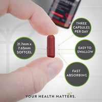 Max Strength Cranberry 37,500mg - 180 Vegan Capsules – Daily Supplement for Women – 50:1 Pure Cranberry Extract Supplement – Made in The UK by Nutravita