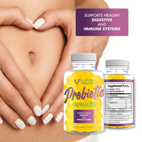 UF Unified Formulas Probiotic Gummies, Supports Helthy Digestive and Immune System, 60 Gummies