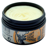 Dark Stag Light Shine Pomade, Medium Hold Hair Pomade For Men, Water Based Easy to Wash Hair Pomade, Sleek Traditional Styles, 100ml / 3.5oz