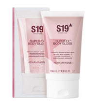 S19 STUDIO + LAB S19 SUPER FX Body Gloss, CHAMPAGNE - Highlights & Perfects Skin, Instant Glossy & Dewy Look - 100ml