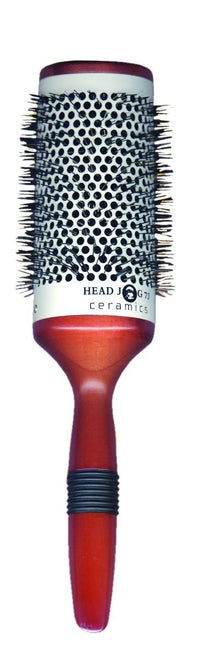 Head Jog 73. 63mm Ceramic Wooden Radial Round Brush For Styling Hair