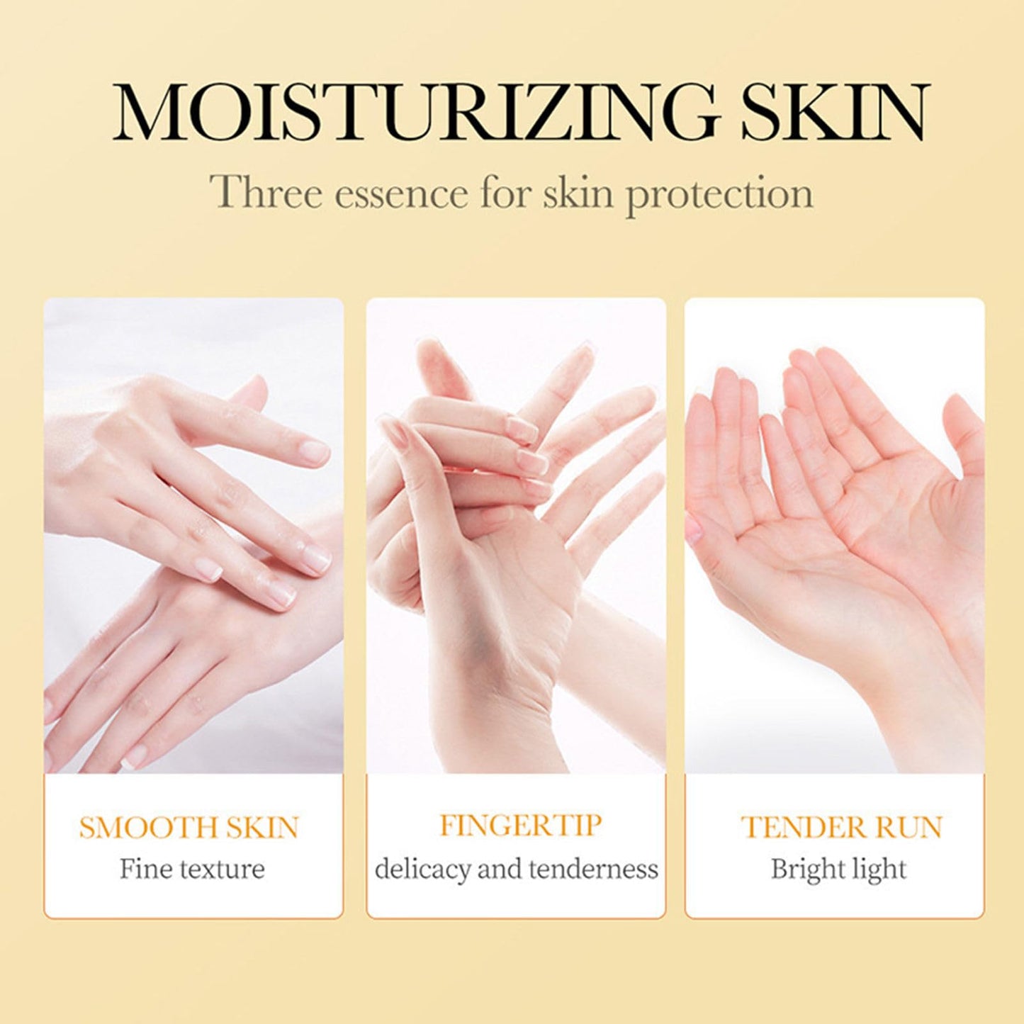 Grospe 2 Pcs Vitamin E Manuka Honey Hand Cream Bright Moisturising Anti-Cracking Repair Glowing Anti-Aging Nourishing Hand Cream Skincare