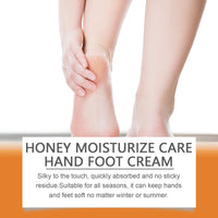 FresFresi Honey Foot Cream – Moisturizer for Dry Hands & Cracked Heels. Deep Repair & Hydration for Rough Skin – Fast-Absorbing Formula for Women & Men