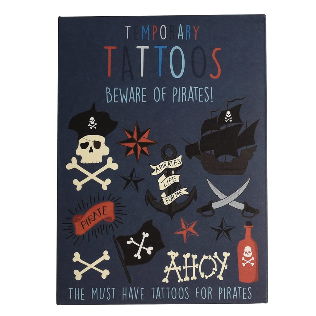 Rex London Beware of the Pirates Temporary tattoos (2 Sheets)