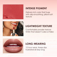 CATKIN Long Lasting Matte Lipstick, High Impact Red Lipstick with Moisturizing Formula, enriched with Avocado Oil and Vitamin E, 3.2g