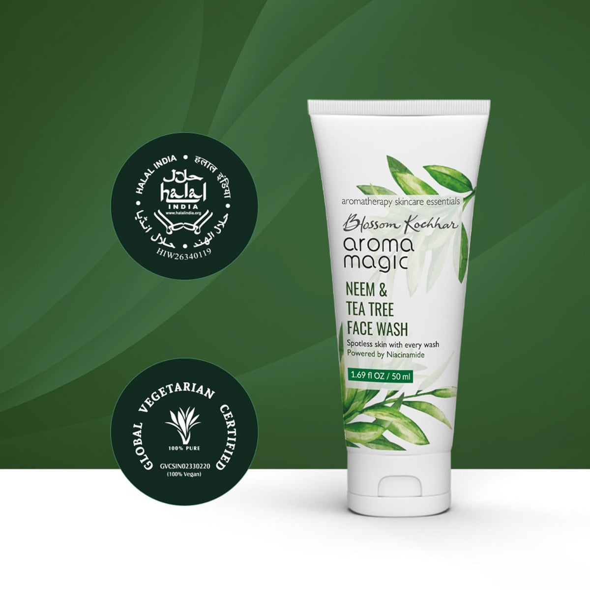 Aroma Magic Neem and Tea Tree Face Wash, 100ml
