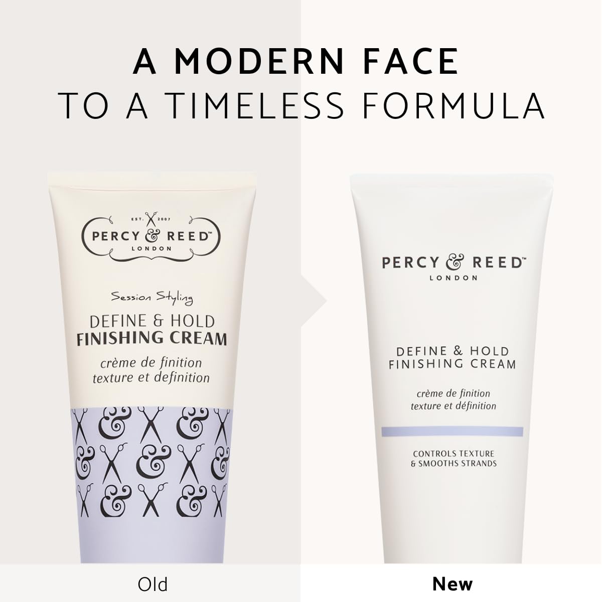 Percy & Reed Define & Hold Finishing Cream 100ml, Lightweight Hair Styling Cream, Hair Care for All Types, Smooths Flyaways, Defines Layers, Flexible Control, Non Greasy, Session Styling Collection