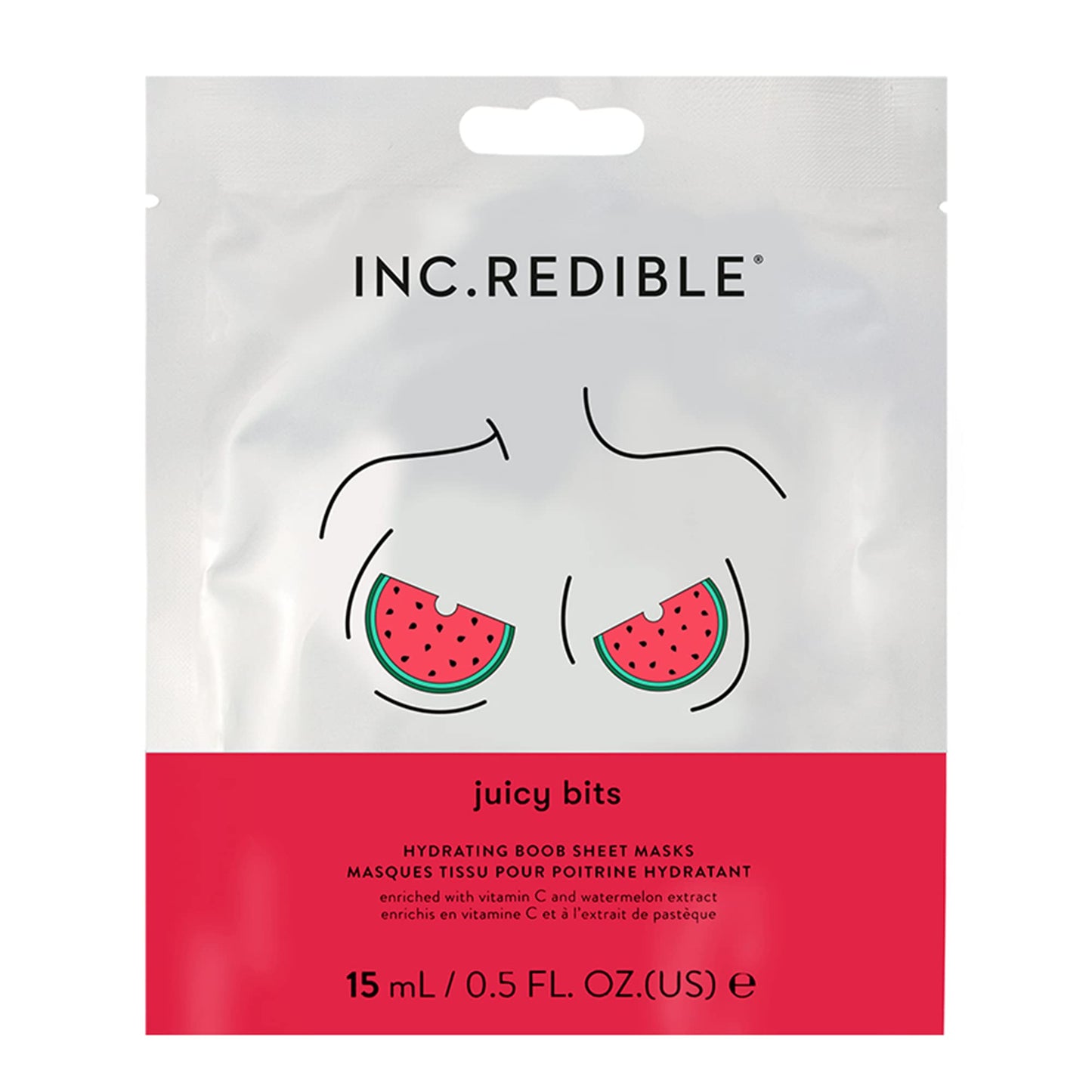INC.redible Juicy Pair Boob and Bum Mask Duo, 50 ml
