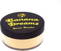 W7 Banana Dreams Loose Setting Powder - Weightless Yellow Blurring Powder For All Skin Tones - 2 Pack