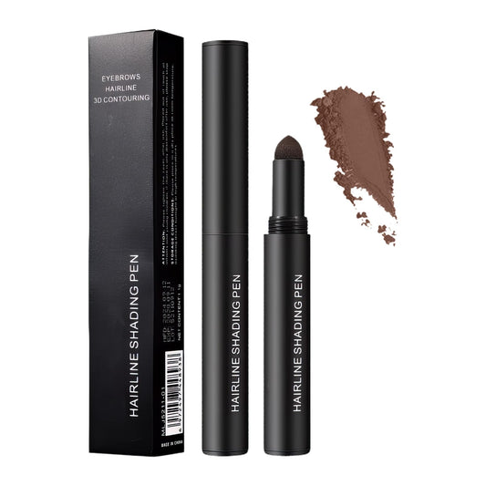 DMQ Root Touch Up Stick, Dark Brown Hairline Powder,Waterproof & Long LastingGrey Hair Coverage Beard,Semi-Permanent Hair Dye for Thinning Hair (Dark Brown, One Size)