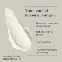 KIKI HEALTH KIKI Health Pure Marine Collagen Powder - Hydrolysed Collagen Supplements - Type 1 Purified Collagen from Wild Fish - Naturally High in Protein for Bones, Joints, & Skin – Gluten Free (20 Gram)