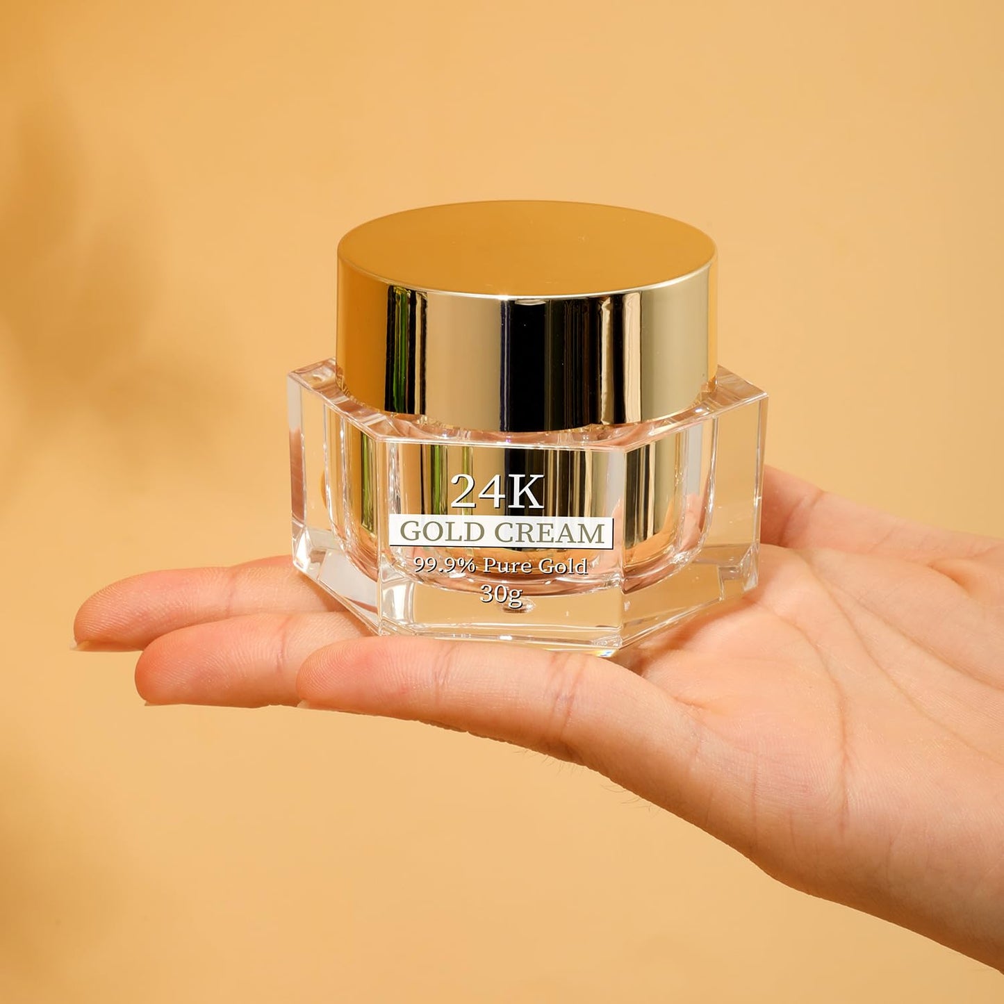 24K Gold Cream, 99.9% Pure Gold, 30g, Anti-Aging, Moisturising
