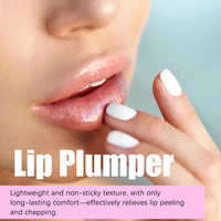 Lip Plumper, Plumping Lip Gloss, Clear Lip Serum Balm, Day & Night Lip Essence Oil for Lips Filler, Hydrating Nourishing Soothing Cooling, Non-Sticky, Reduce Lip Lines Enhance Lip Elasticity, 5ml