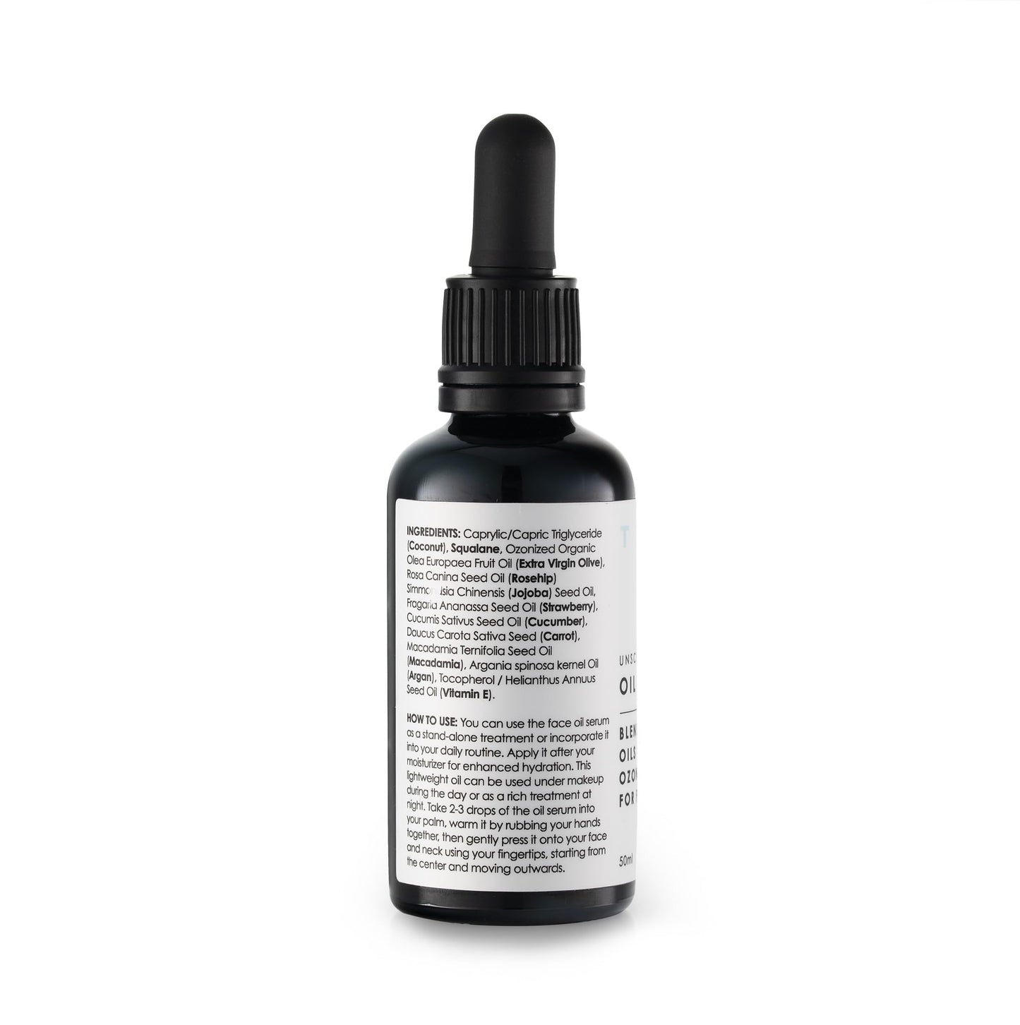 Ozone London Tlen Oil Serum with Ozonated Olive Oil – Premium Luxury Blend for Face and Body, Unscented, Roship Oil, Squalane
