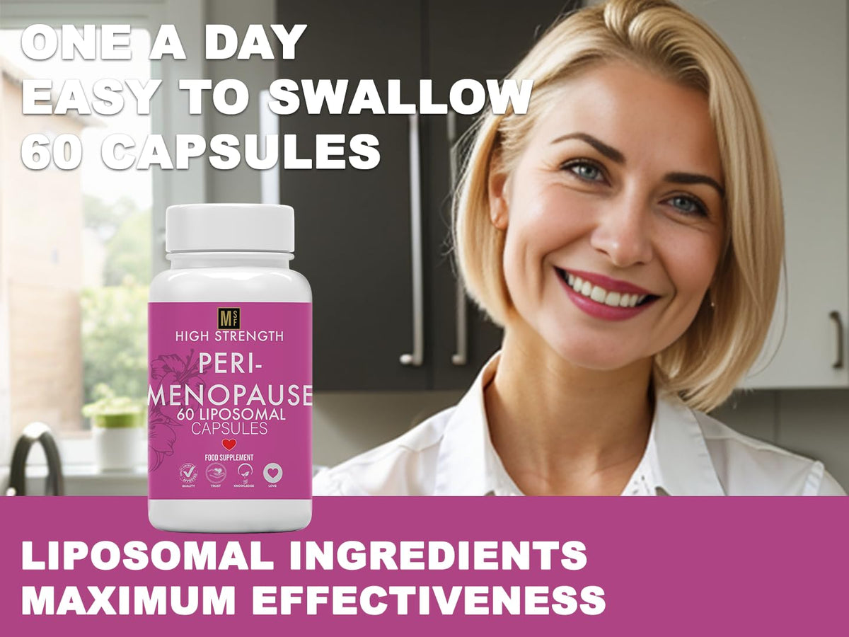 MetaSuperfoods Liposomal Perimenopause Womens 60 Multivitamin Capsules | Vegetarian | High Strength Women’s Vitamins | Menopause Supplement 1 A Day Non GMO