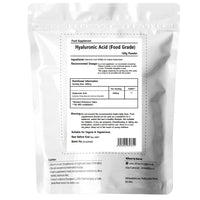 UKHealthHouse Hyaluronic Acid Supplement (1000 KDA) Vegan Triple Strength Hyaluronic Acid Powder Natural Skin, Hair & Joint Supplement for Women & Men (100g)