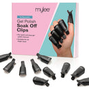 MYLEE Mylee 10 PCs Soak Off Nail Clips Set, Acrylic Nail Art Remover, Plastic