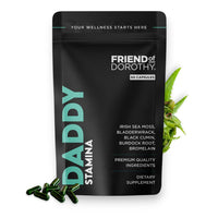 FRIEND OF DOROTHY Daddy Stamina Sea Moss Capsules - Pure Seaweed Supplement for Energy and Skin Health, Ultimate Anti-Aging Natural Supplement for Men
