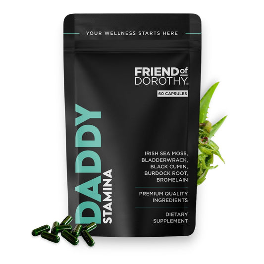 FRIEND OF DOROTHY Daddy Stamina Sea Moss Capsules - Pure Seaweed Supplement for Energy and Skin Health, Ultimate Anti-Aging Natural Supplement for Men