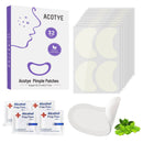 Acotye ACOTYE Spot Patches 32pcs Large Pimple Patches with Tea Tree Oil, Salicylic Acid and Niacinamide, for Large Hydrocolloid Acne pimples on Chin, Cheeks, back (purple, M)