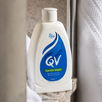 QV Gentle Wash 250g, Soap-Free, Moisturising, Low Irritant, PH Balanced, Body Wash for Eczema and Dry Skin Conditions