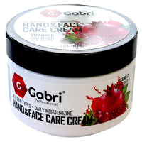 G Gabri Gabri Professional Hand & Face Care Cream - Pomegranate and Red Grape (300ml) Daily Moisturising for All Skin Types