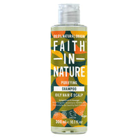 FAITH IN NATURE Faith In Nature 300ml Natural Grapefruit & Orange Shampoo, Invigorating, Vegan & Cruelty Free, No SLS or Parabens, For Normal to Oily Hair