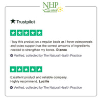 NHP The Natural Health Practice Natural Health Practice Osteo Support Supplement Vitamin D3 (90 Capsules) Maintain Strong Healthy Bones