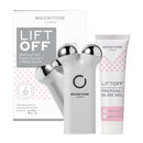 Magnitone MAGNITONE Lift Off Microcurrent Facial Toning Device, Pink, USB Rechargeable, with Prepare + Glide Superconductive Gel 60ml At Home face Lift (Grey)