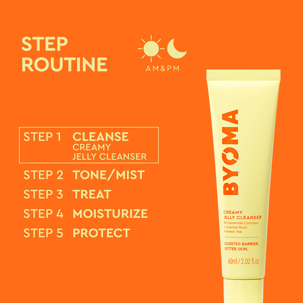 BYOMA Travel Size Creamy Jelly Cleanser (60ml)