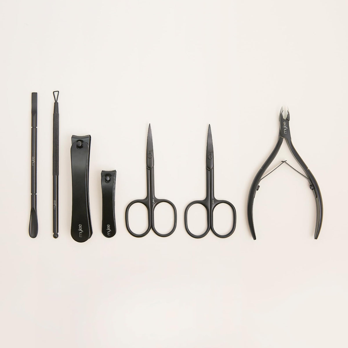 MYLEE Mylee Curved Edge Nail Scissors – Professional, Sleek, Matte Black