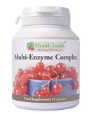 Health Leads ...Working With Nature Multi-Enzyme Digestive Complex x 90 Capsules (No Magnesium Stearate), Non-GMO, Up to 3 Months Supply, for Vegetarians and Vegans, High Potency Plant Derived Enzymes, Formulated & Made in Wales