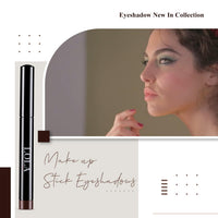 Lola Make Up by Perse Eyeshadow Stick with Sharpener 24H Long Lasting Sweat Proof Eyeliner, Vegan and Cruelty-Free Eye Makeup Cosmetic for All Skin Types, Dazzling Bronze (02)