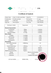 Premium Glutathione 500mg & Vitamin C 500mg Effervescent Tablets - Orange Flavour, Skin Brightening & Antioxidant Supplement, Vegan, Non-GMO - 20 Tablets by Ayaani