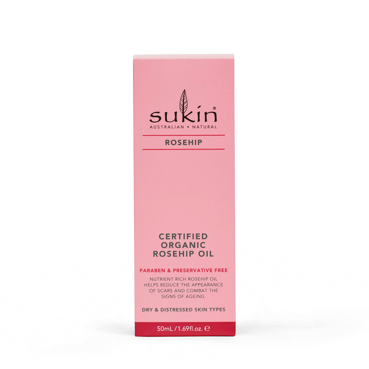 Sukin Certified Organic Rosehip Oil, 50ml