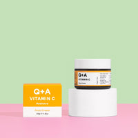 Q+A Vitamin C Radiance Face Cream 50g, Anti-Ageing Face Cream