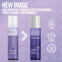 REVLON PROFESSIONAL EQUAVE ANTI-BRASSINESS BI-PHASE DETANGLING CONDITIONER, Conditioner For Blonde, Grey, and Bleached Hair, Leave-In Conditioner, Anti-Brassiness Leave-In Conditioner, 200ml