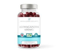 Forever & Always Supplements Ashwagandha Gummies 1200mg per serv High Strength with 5% Withanolides 60mg - 2.5 Months Supply - 150 Raspberry Flavoured Ashwagandha Root Extract Supplement for Men and Women