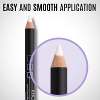IMPALA - Waterproof Khol Eyeliner I Pencil Color 84 White | Eye Liner | Perfect Line, Intense Look | Water-Resistant and Long-Lasting Eyeliner | Soft and Creamy Formula | Eye Makeup