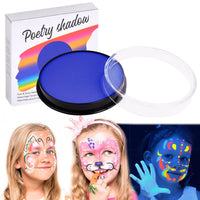 LOPHE Glow Neon Face Paint, 30g Water Soluble Face Body Makeup Pigment for Adults Kids Children, Water Based Neon Fluorescent Face Paint, Face Body Painting for Halloween Party Carnival