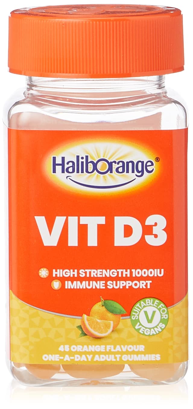 HALIBORANGE Adult VIT D3 Gummies 45
