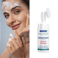 Novaclear Hydro Facial Foam with Vitamin Complex – Hydrating Formula with Hyaluronic Acid, Niacinamide – Gently Cleanses, Soft & Comfortable Skin – 100ml
