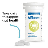 Alflorex Original 12 Week Gut Health Plan - by PrecisionBiotics - Includes Individual Support & Alflorex Original Probiotic 30 Caps x 3 Packs