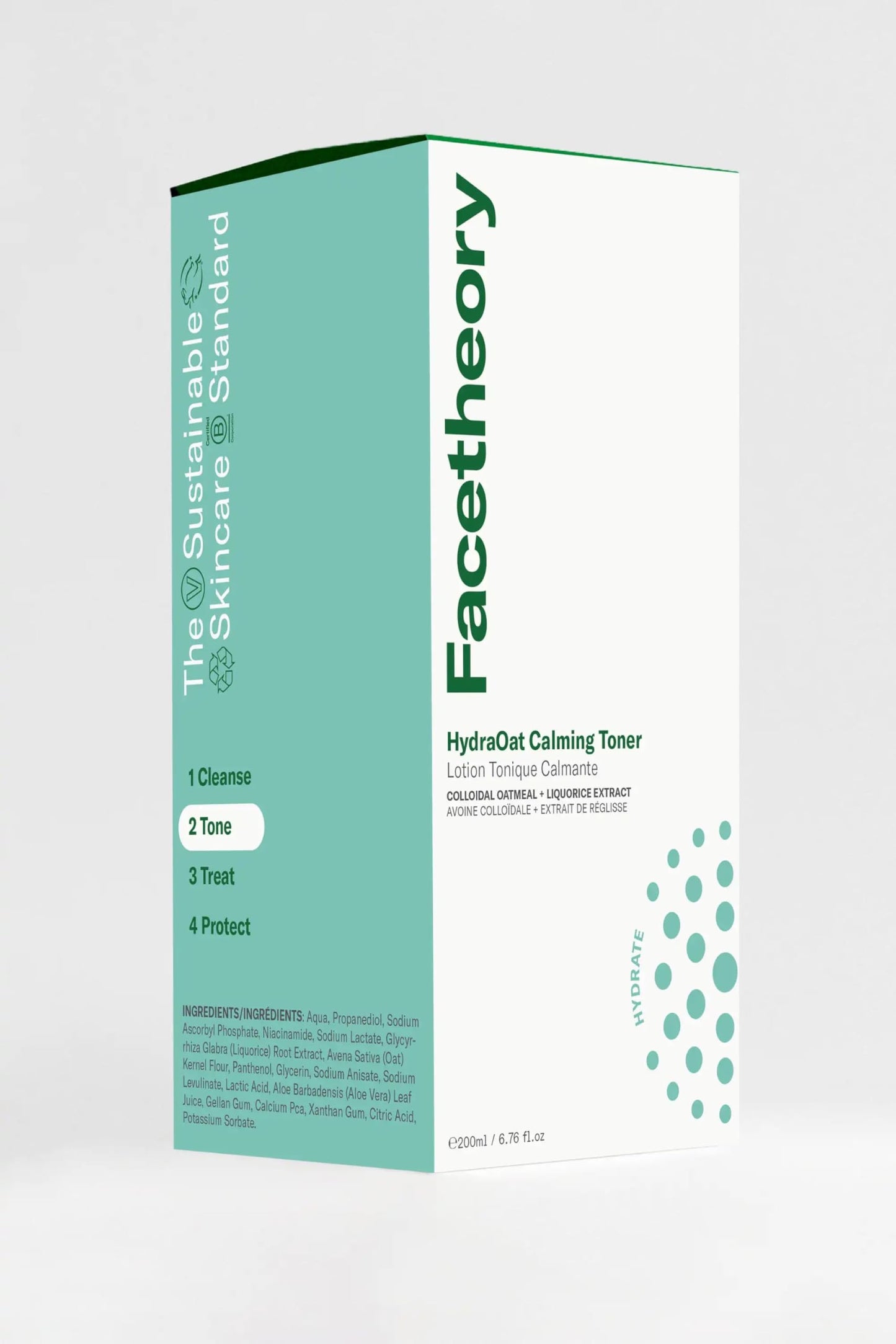 HydraOat Calming Toner with colloidal Oatmeal and liquorice Extract