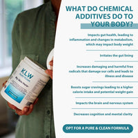 KLW Nutrition Marine Collagen Powder 10,000mg - with Vitamin C, Zinc, Biotin, Hyaluronic Acid - No fillers, sweeteners or additives - Healthy Skin & Joints - Formulated by an Award-Winning Nutritionist