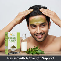 Herbs Botanica Bhringraj Powder Organic Eclipta Alba False Daisy Karisalankanni Bhringrajasava Powder Nourish Your Hair Naturally for Radiant Locks 5.3 oz / 150 gms