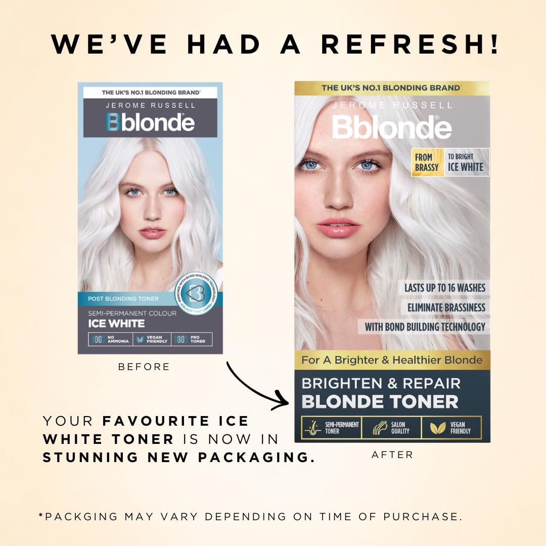 Jerome Russell Bblonde Brighten & Repair ICE WHITE Toner | 150ml