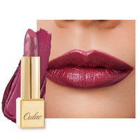 Oulac OULAC Metallic Shine Glitter Lipstick, Purple High Impact Lipcolor, Lightweight Soft and Ultra Hydrating, Long Lasting, Vegan & Cruelty-Free, Full-Coverage Lip Color 4.3 g/0.15 oz Love Particle(03)